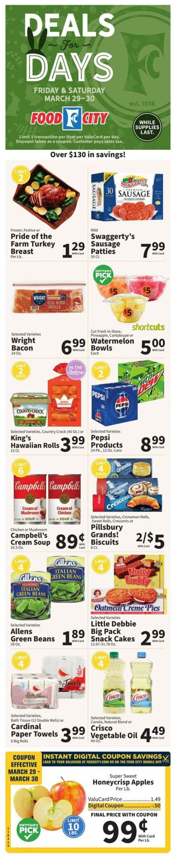 Food City Promotional weekly ads
