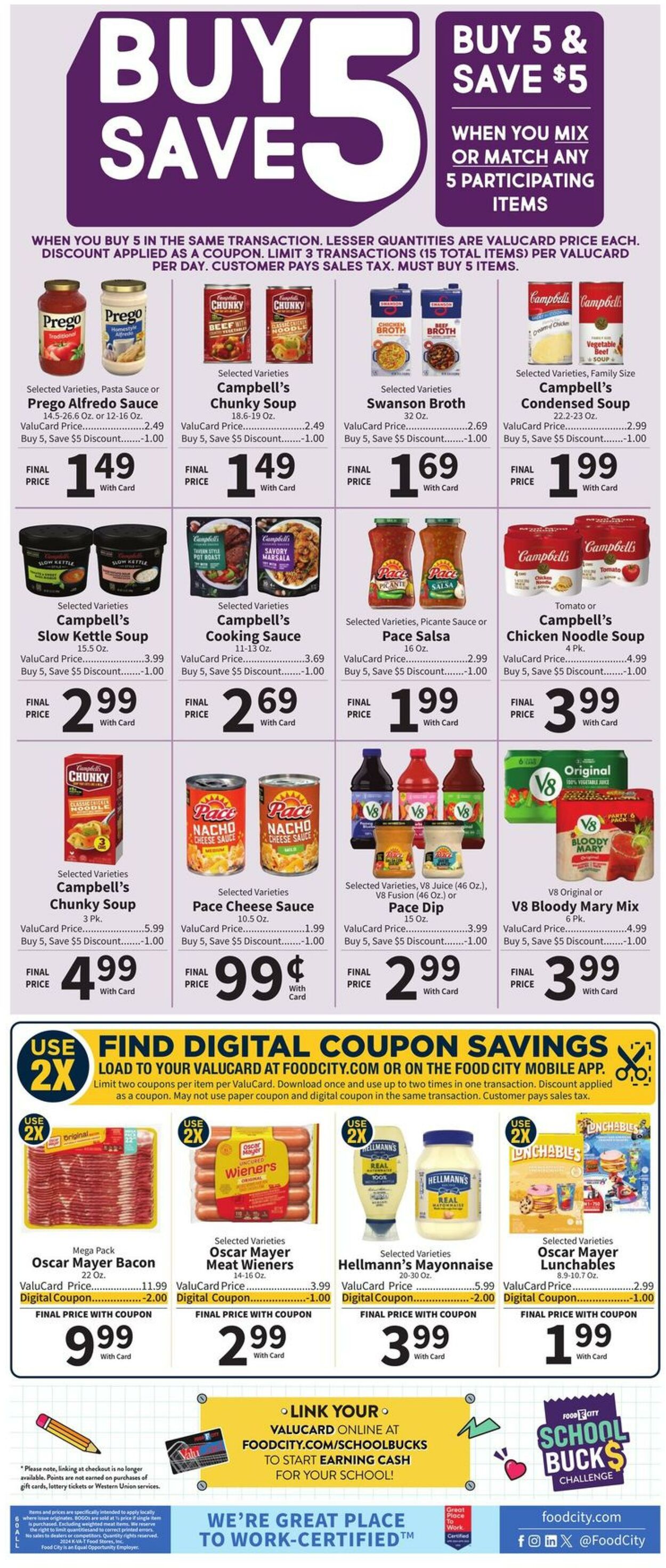 Weekly ad Food City 09/11/2024 - 09/17/2024