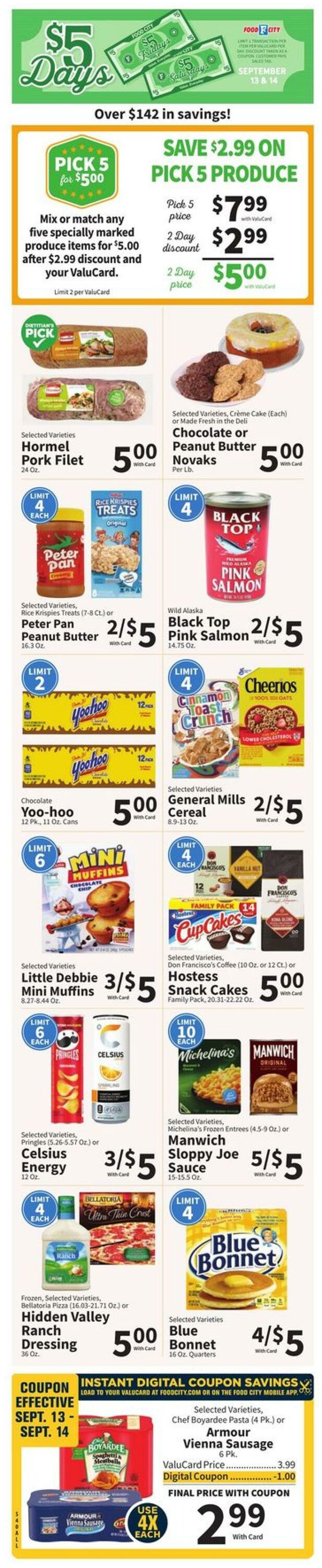 Weekly ad Food City 09/11/2024 - 09/17/2024