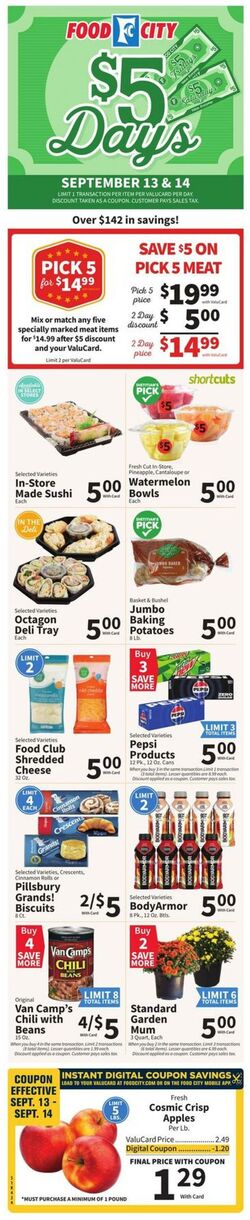 Weekly ad Food City 07/17/2024 - 07/23/2024