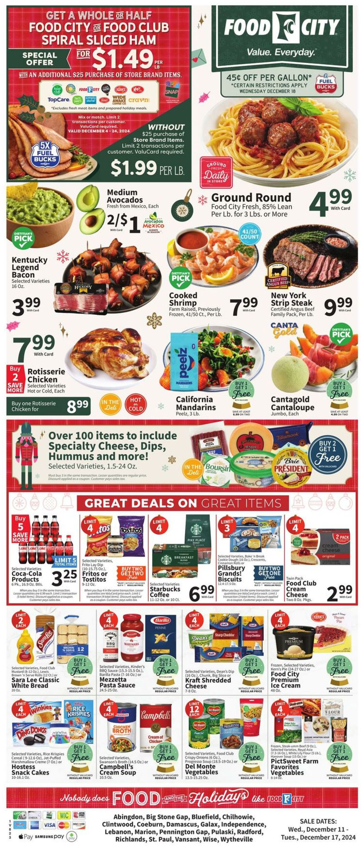 Weekly ad Food City 12/11/2024 - 12/17/2024