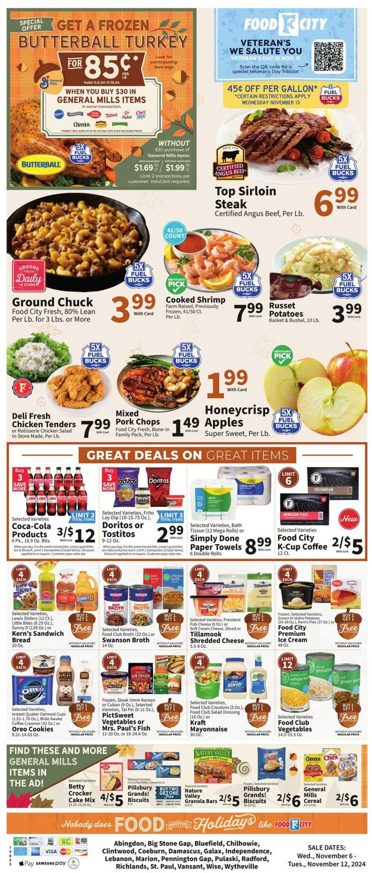 Weekly ad Food City 11/06/2024 - 11/12/2024