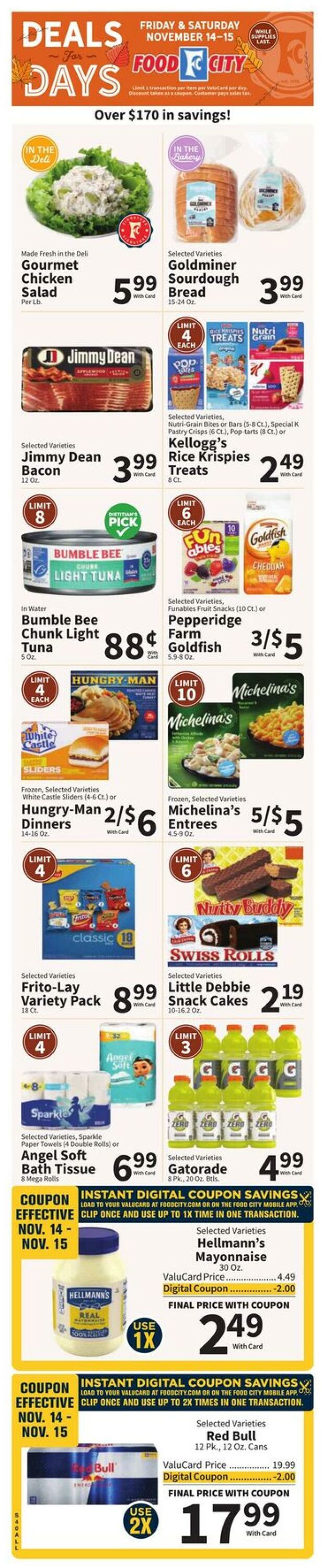 Weekly ad Food City 11/12/2025 - 11/18/2025