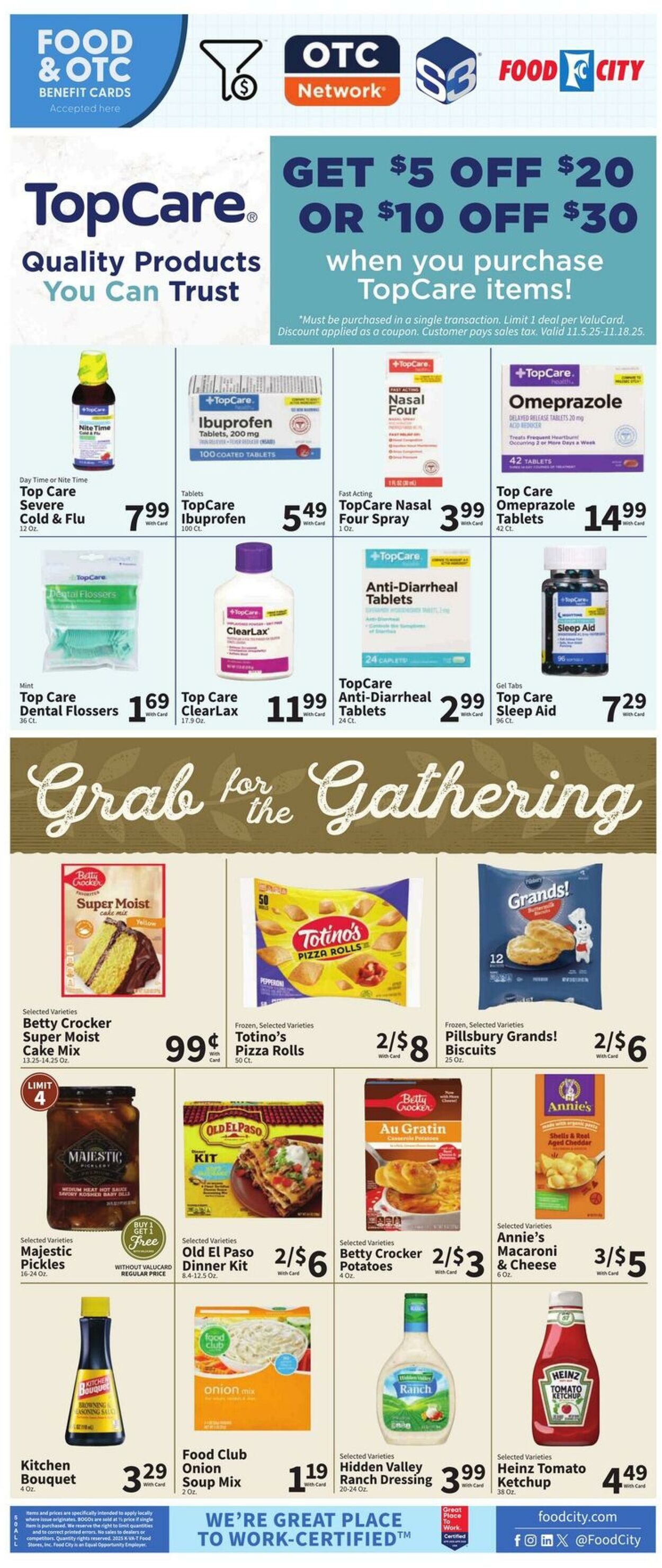 Weekly ad Food City 11/12/2025 - 11/18/2025