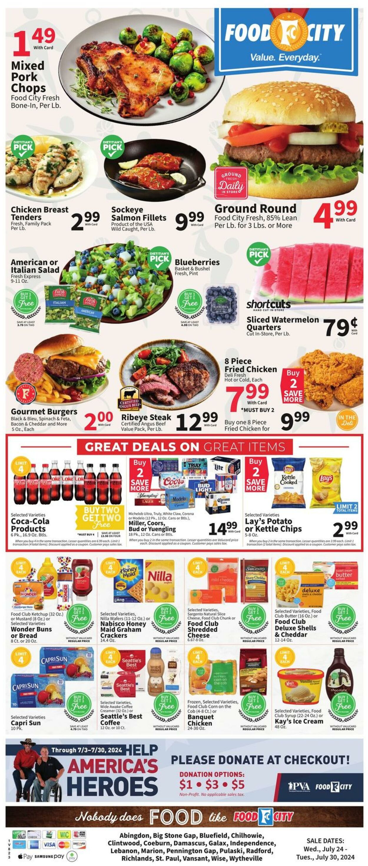 Weekly ad Food City 07/24/2024 - 07/30/2024