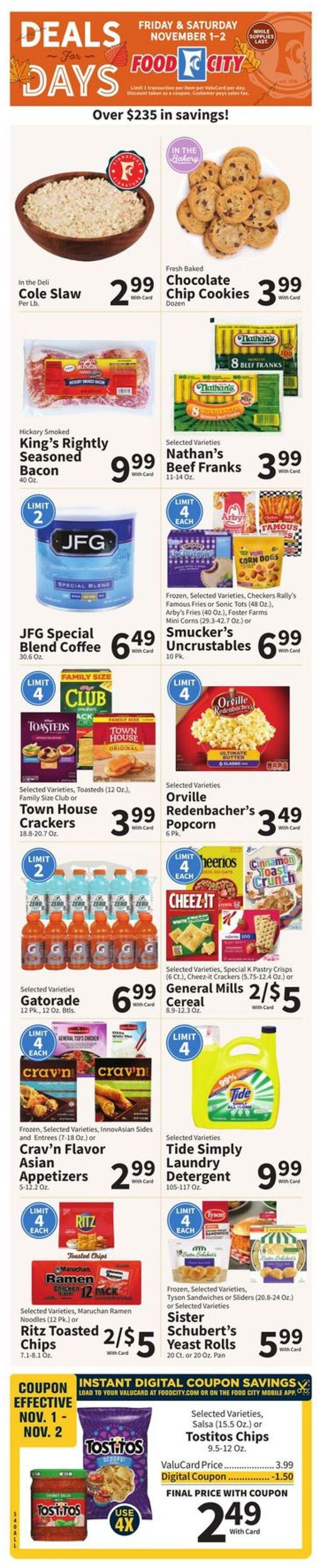 Weekly ad Food City 10/30/2024 - 11/05/2024