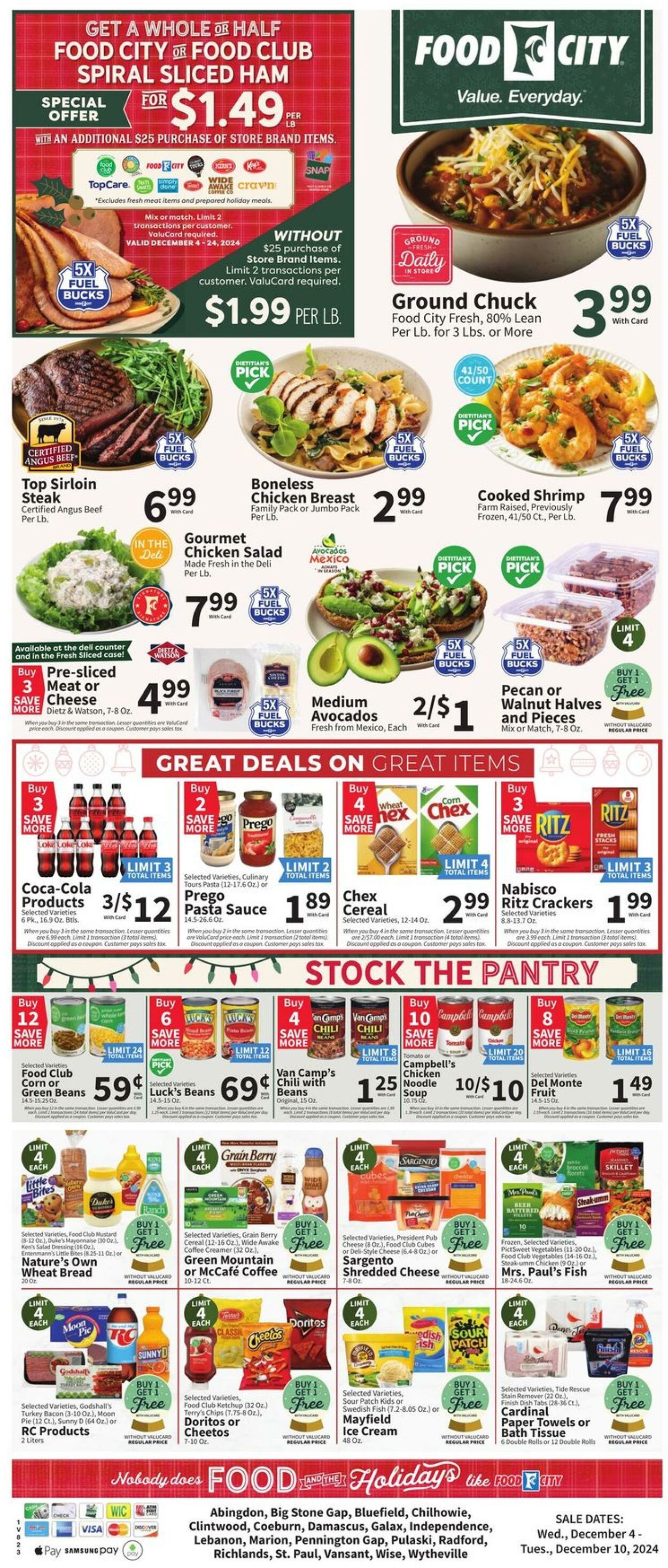 Weekly ad Food City 12/04/2024 - 12/10/2024