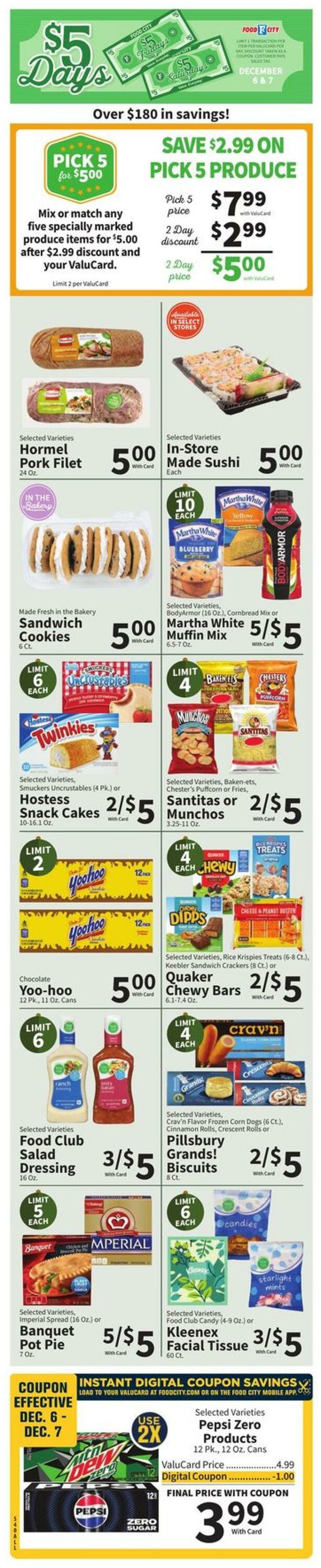 Weekly ad Food City 12/04/2024 - 12/10/2024