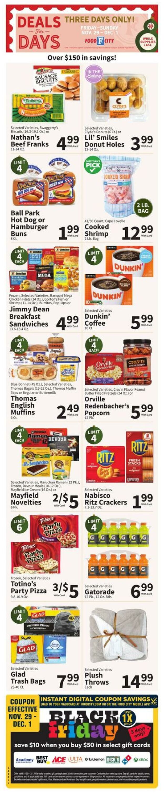 Weekly ad Food City 11/27/2024 - 12/03/2024