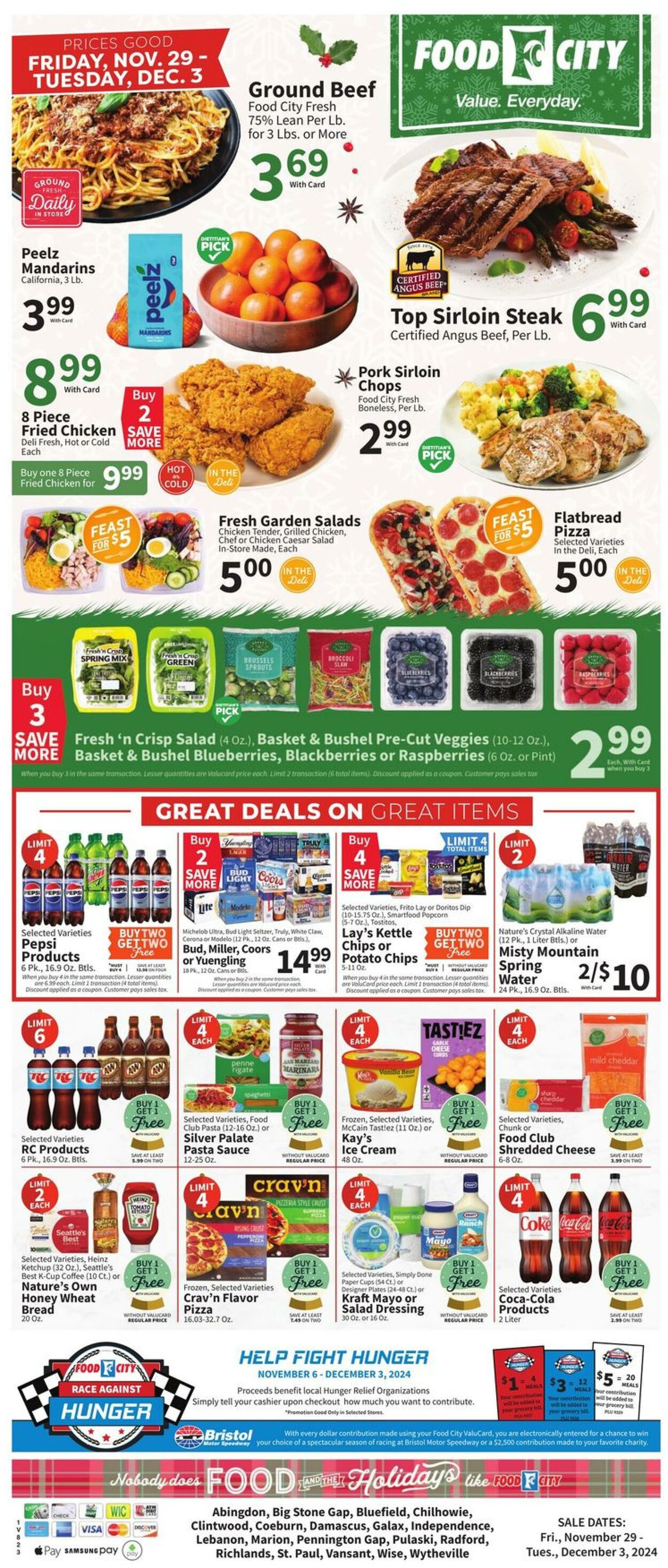 Weekly ad Food City 11/27/2024 - 12/03/2024