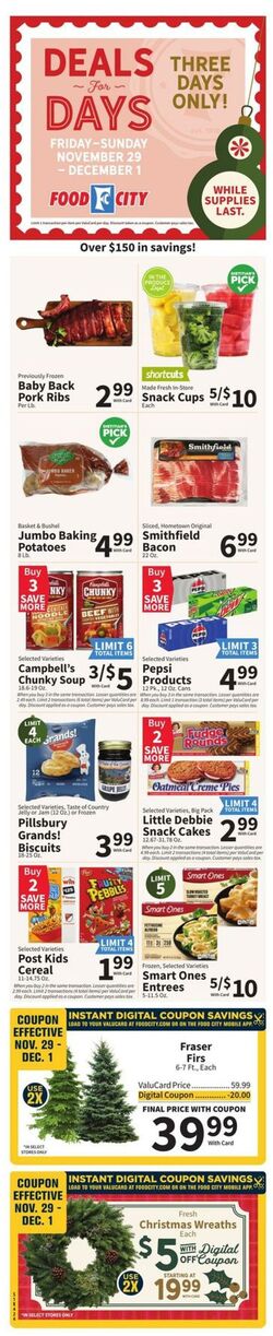 Weekly ad Food City 11/27/2024 - 12/03/2024