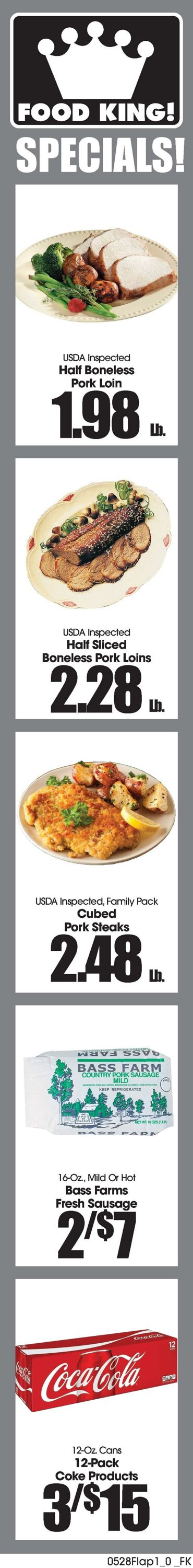 Weekly ad Food King 05/28/2025 - 06/03/2025