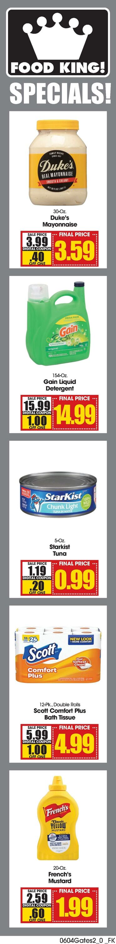 Weekly ad Food King 06/04/2025 - 06/10/2025