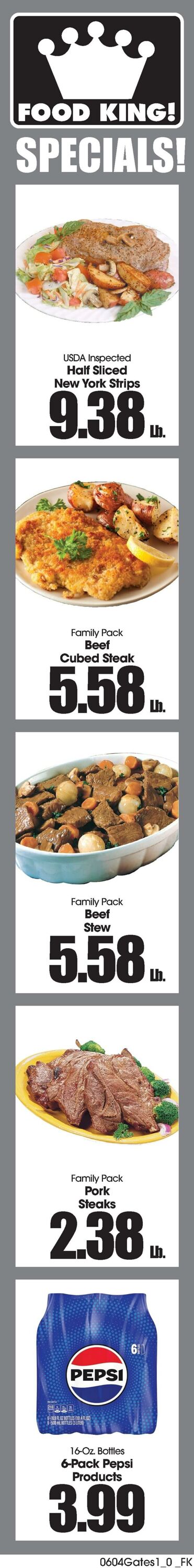 Weekly ad Food King 06/11/2025 - 06/17/2025