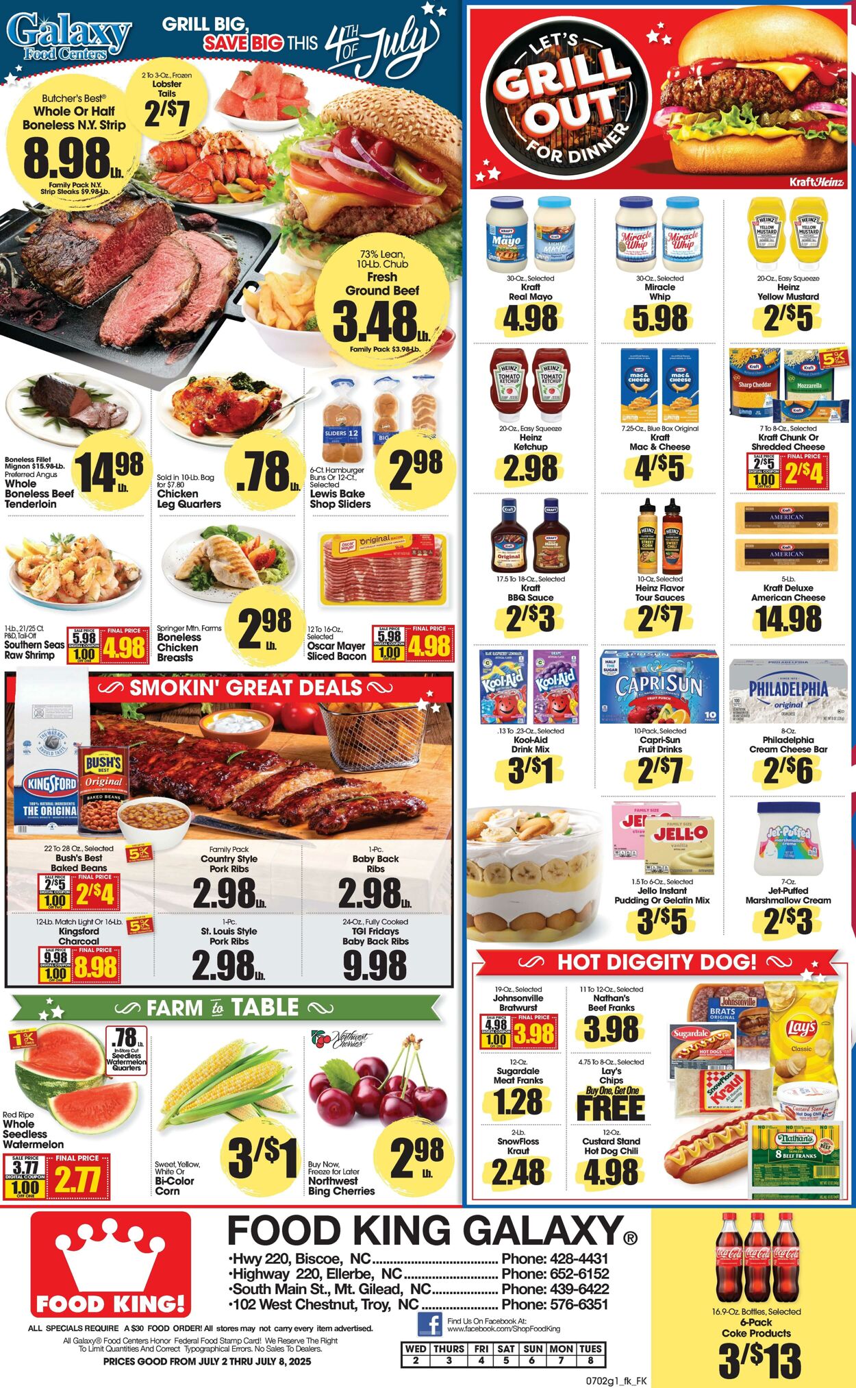 Weekly ad Food King 07/02/2025 - 07/08/2025