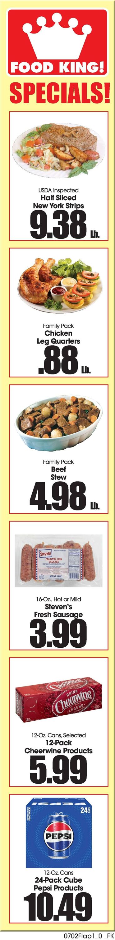 Weekly ad Food King 07/02/2025 - 07/08/2025