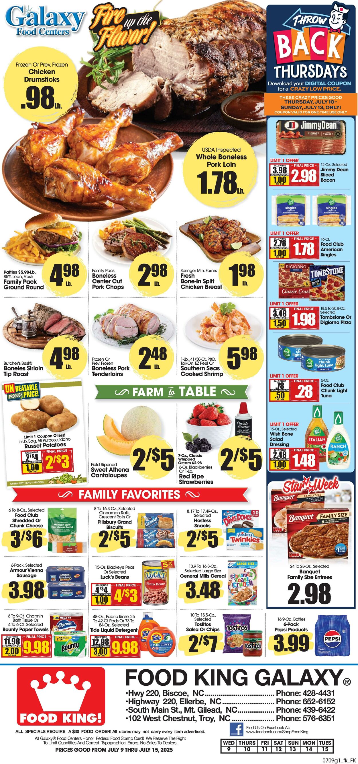 Weekly ad Food King 07/09/2025 - 07/15/2025