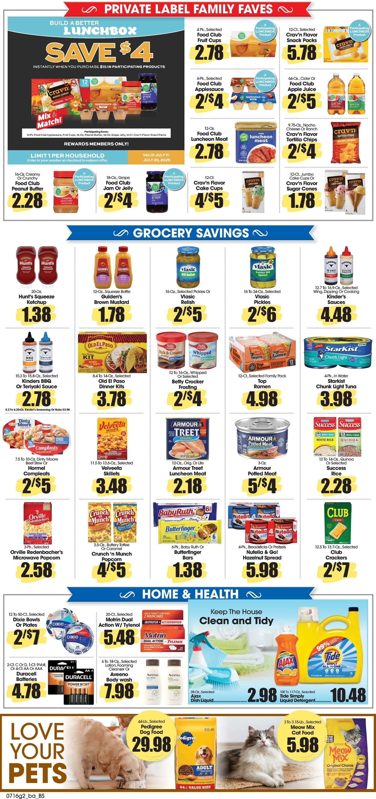 Weekly ad Food King 07/16/2025 - 07/22/2025