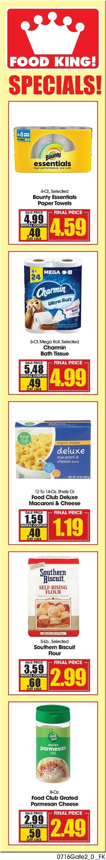 Weekly ad Food King 07/16/2025 - 07/22/2025