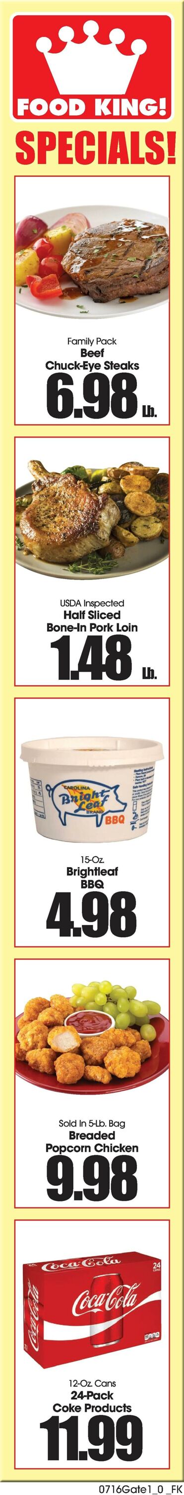 Weekly ad Food King 07/16/2025 - 07/22/2025