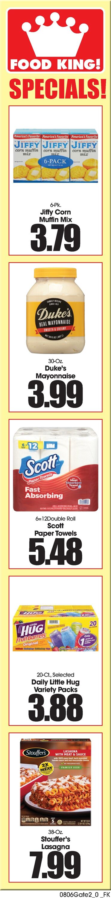 Weekly ad Food King 08/06/2025 - 08/12/2025