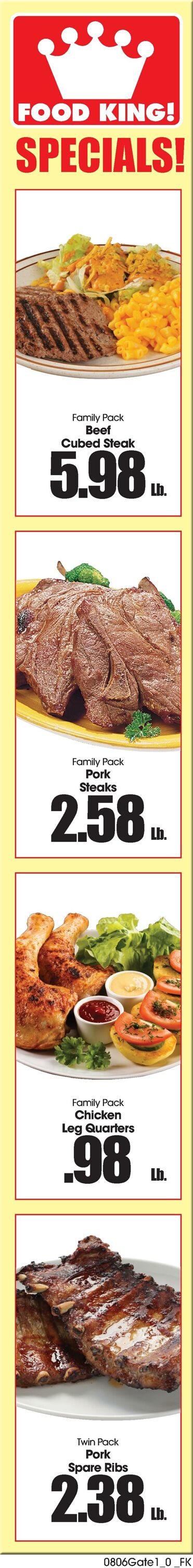 Weekly ad Food King 08/06/2025 - 08/12/2025