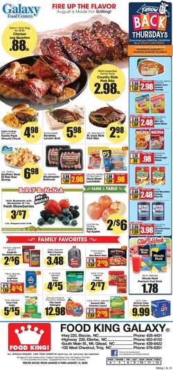 Weekly ad Food King 08/06/2025 - 08/12/2025
