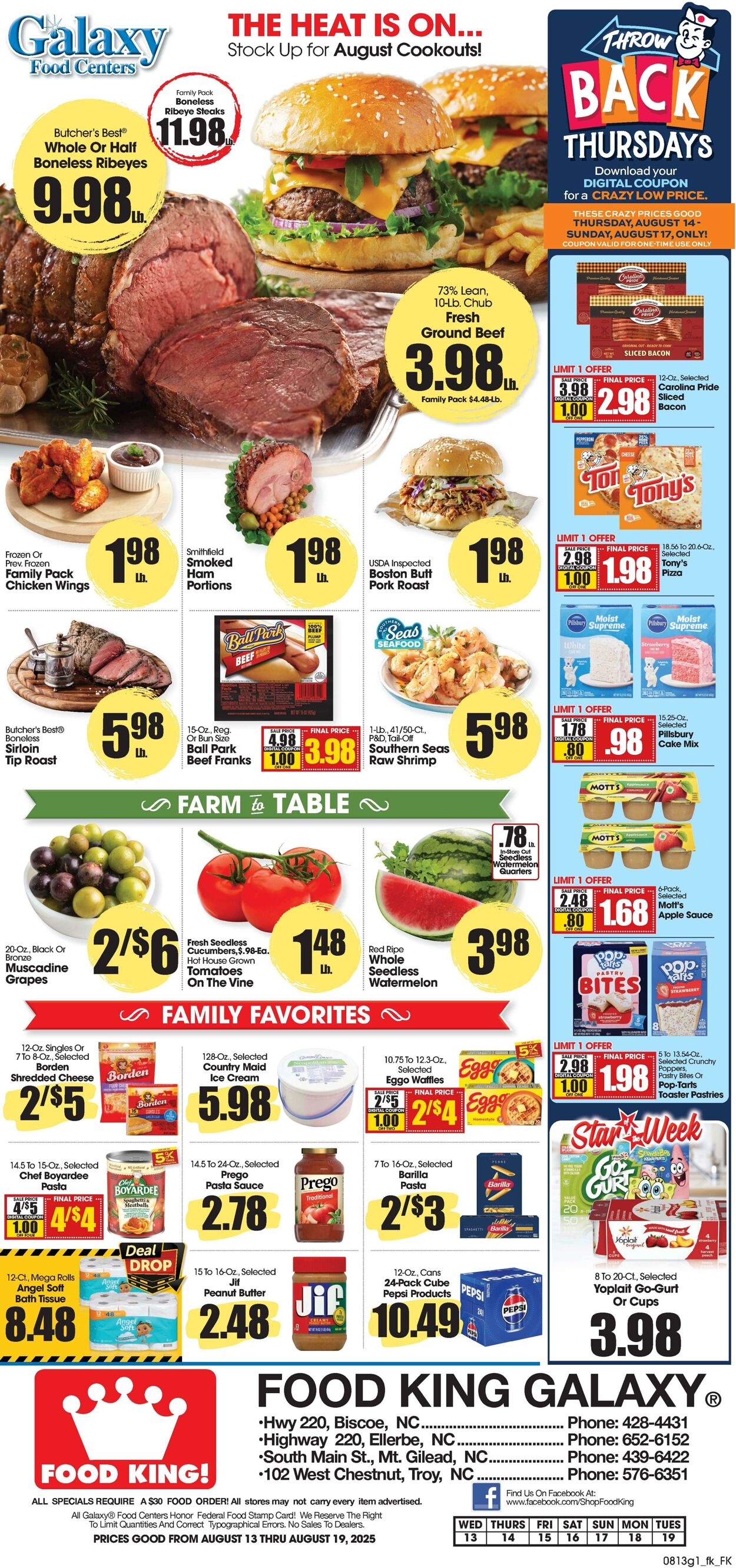 Weekly ad Food King 08/13/2025 - 08/19/2025