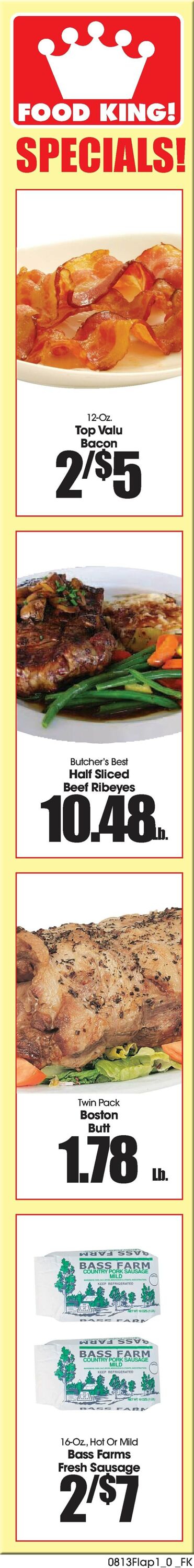 Weekly ad Food King 08/13/2025 - 08/19/2025