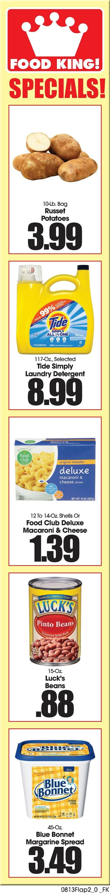 Weekly ad Food King 08/13/2025 - 08/19/2025