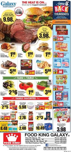 Weekly ad Food King 08/13/2025 - 08/19/2025