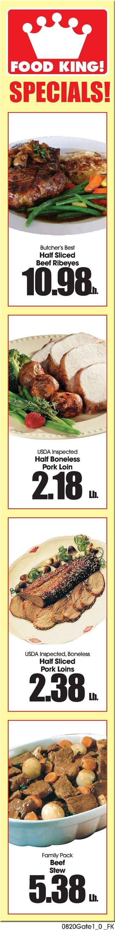 Weekly ad Food King 08/20/2025 - 08/26/2025