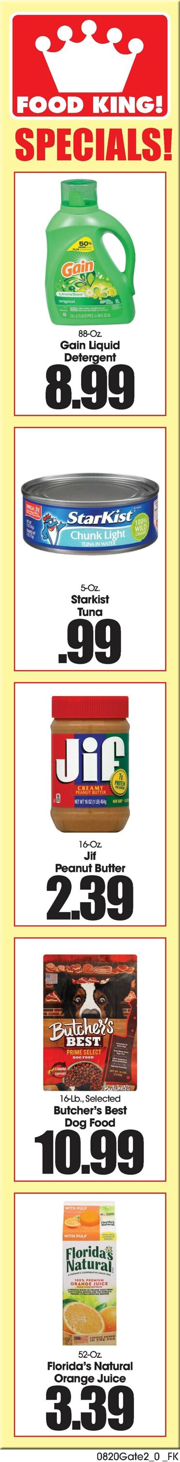 Weekly ad Food King 08/20/2025 - 08/26/2025