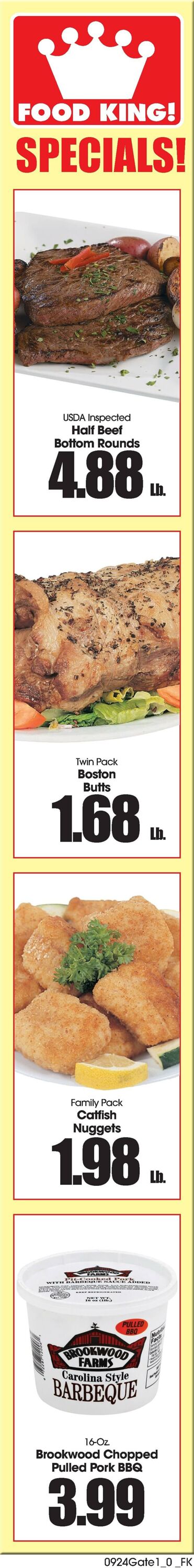 Weekly ad Food King 09/24/2025 - 09/30/2025