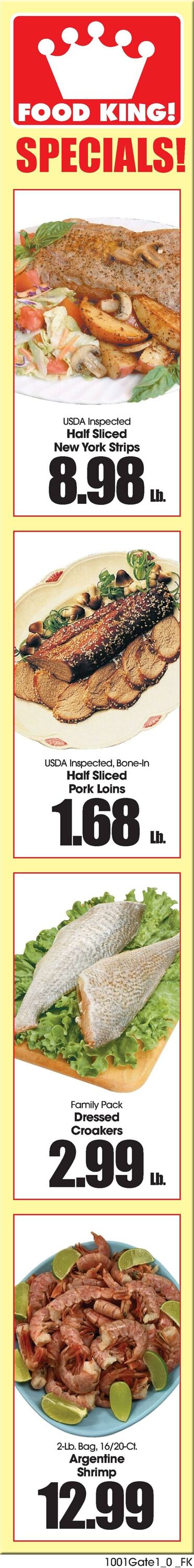 Weekly ad Food King 10/01/2025 - 10/07/2025