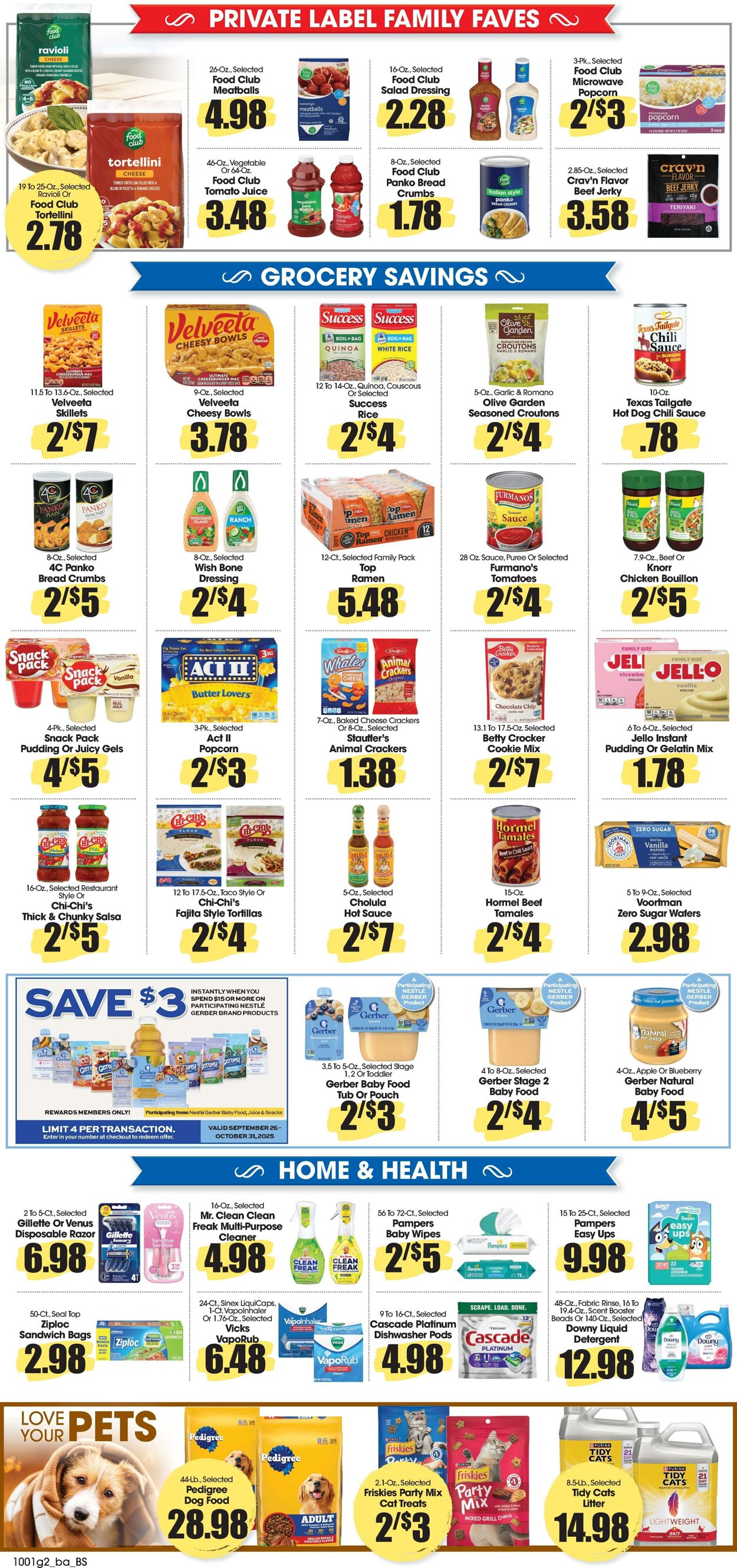 Weekly ad Food King 10/01/2025 - 10/07/2025