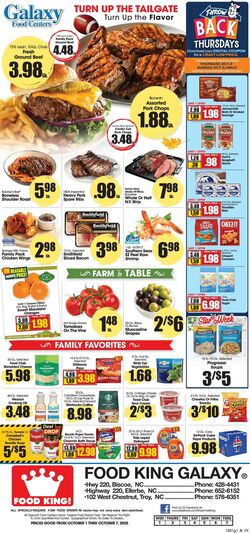 Weekly ad Food King 10/01/2025 - 10/07/2025