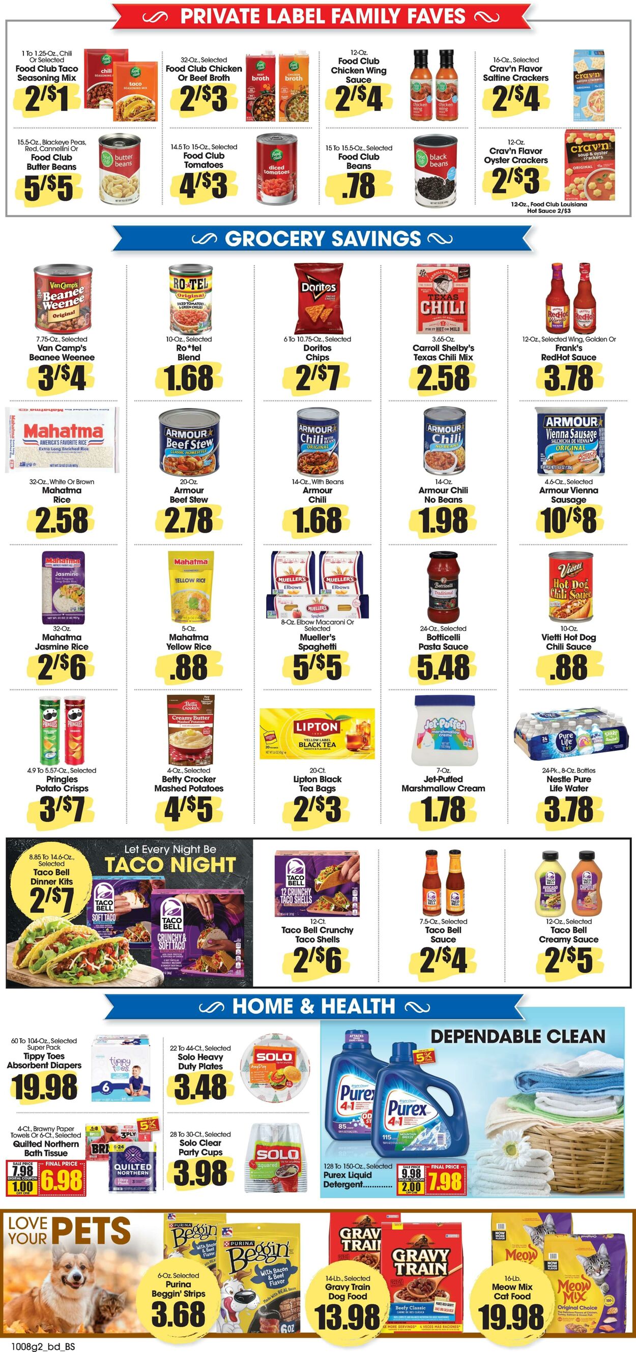 Weekly ad Food King 10/08/2025 - 10/14/2025