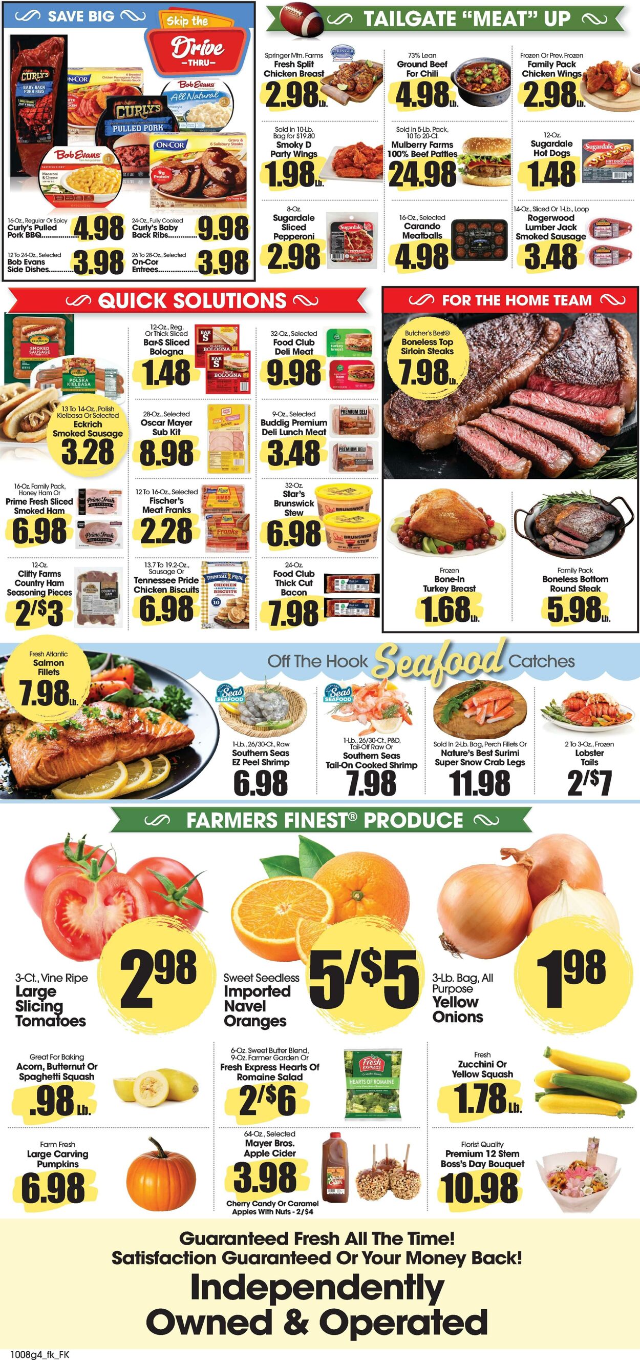 Weekly ad Food King 10/08/2025 - 10/14/2025