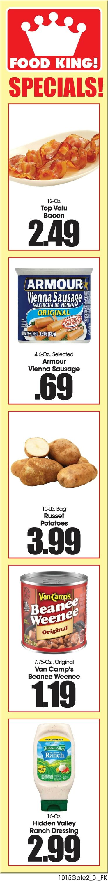 Weekly ad Food King 10/15/2025 - 10/21/2025