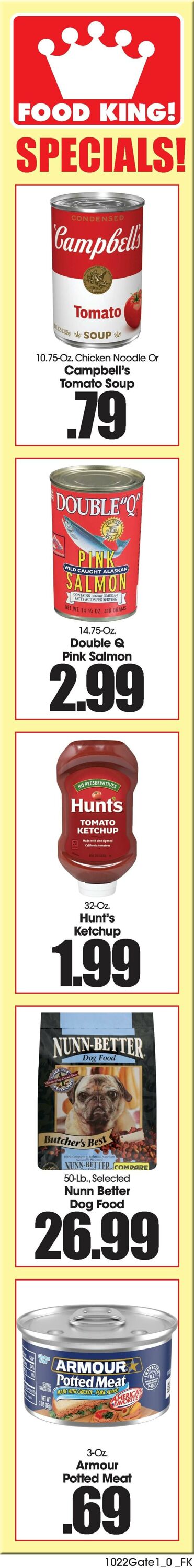 Weekly ad Food King 10/22/2025 - 10/28/2025