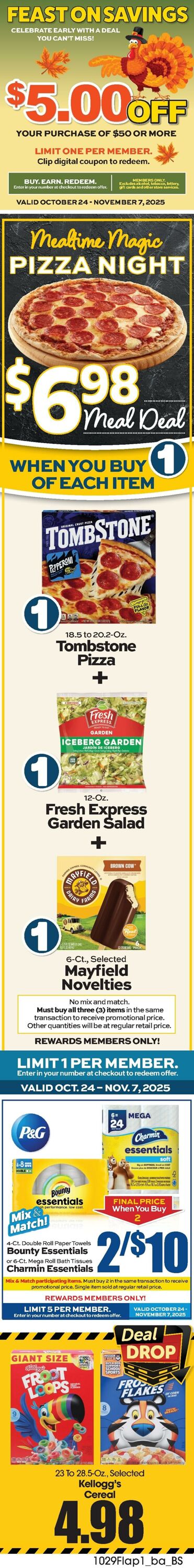 Weekly ad Food King 10/29/2025 - 11/04/2025