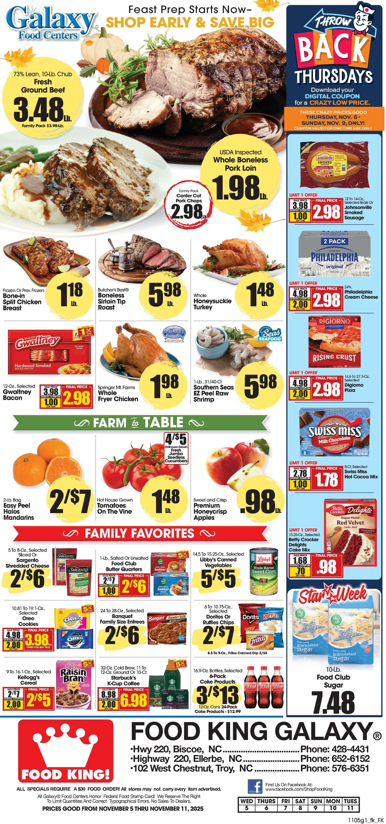 Weekly ad Food King 11/05/2025 - 11/11/2025