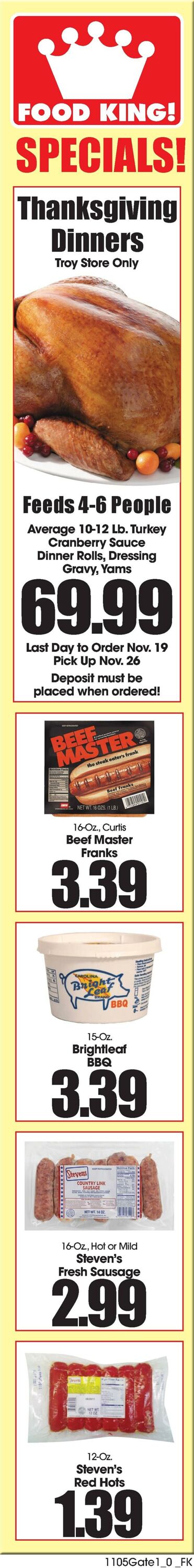 Weekly ad Food King 11/05/2025 - 11/11/2025