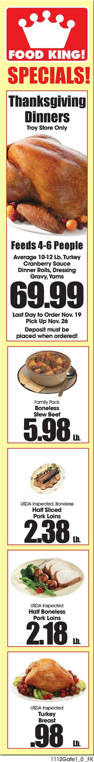 Weekly ad Food King 11/12/2025 - 11/18/2025