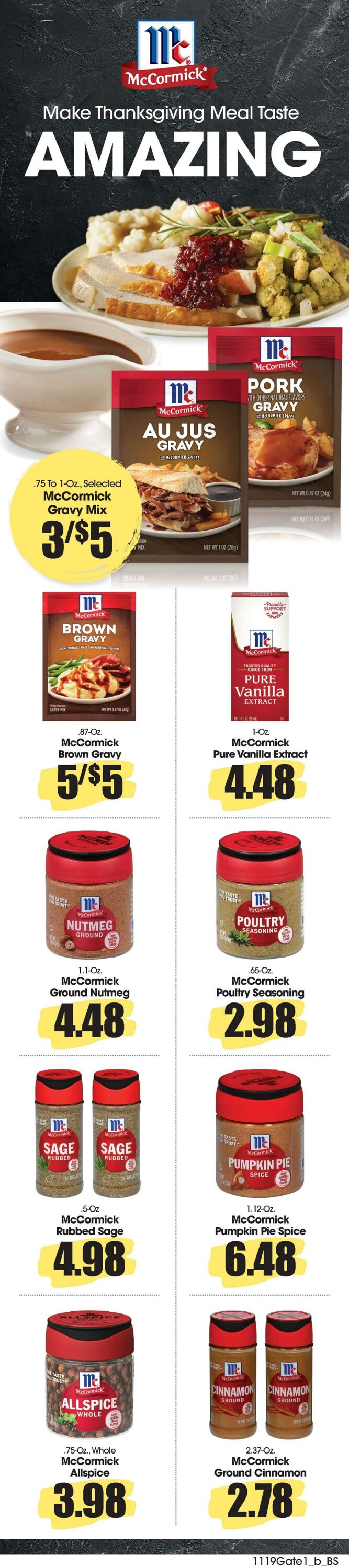 Weekly ad Food King 11/19/2025 - 12/02/2025
