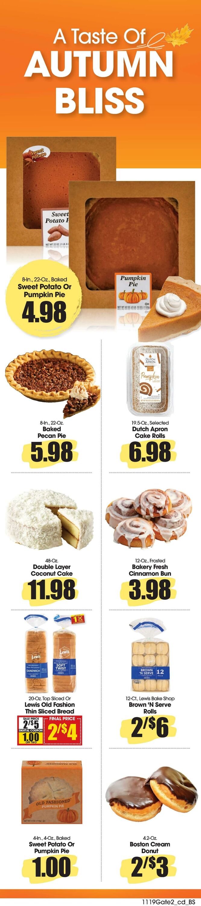 Weekly ad Food King 11/19/2025 - 12/02/2025