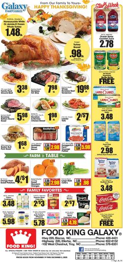 Weekly ad Food King 11/19/2025 - 12/02/2025