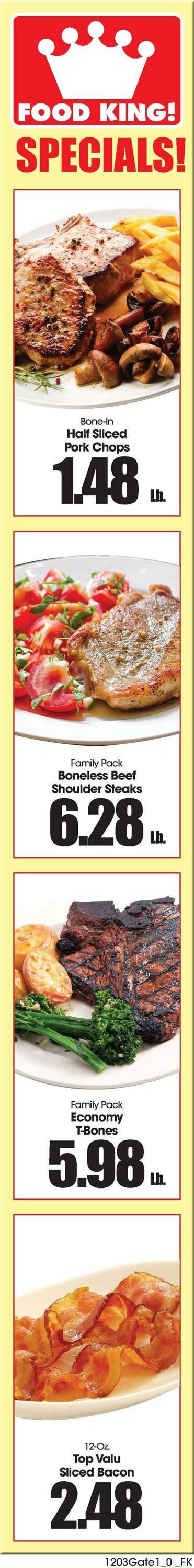Weekly ad Food King 12/03/2025 - 12/09/2025