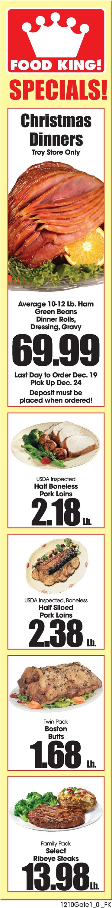 Weekly ad Food King 12/10/2025 - 12/16/2025